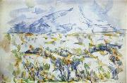Paul Cezanne La Montagne Sainte-Victoire France oil painting artist